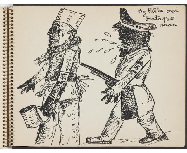 My father and the gestapo man